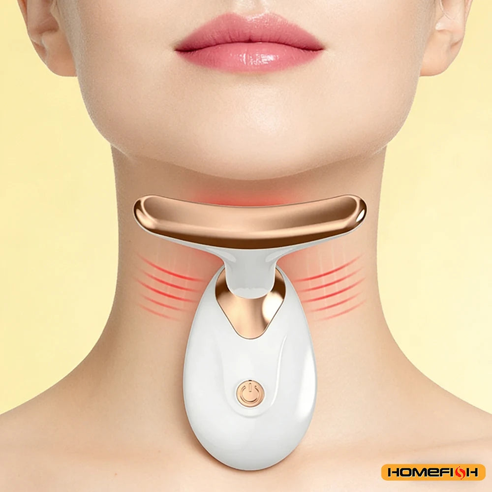 Portable Micro-current Facial Lifting Device - Electric Skin Firming Massager for Wrinkle Reduction, Jawline Contouring