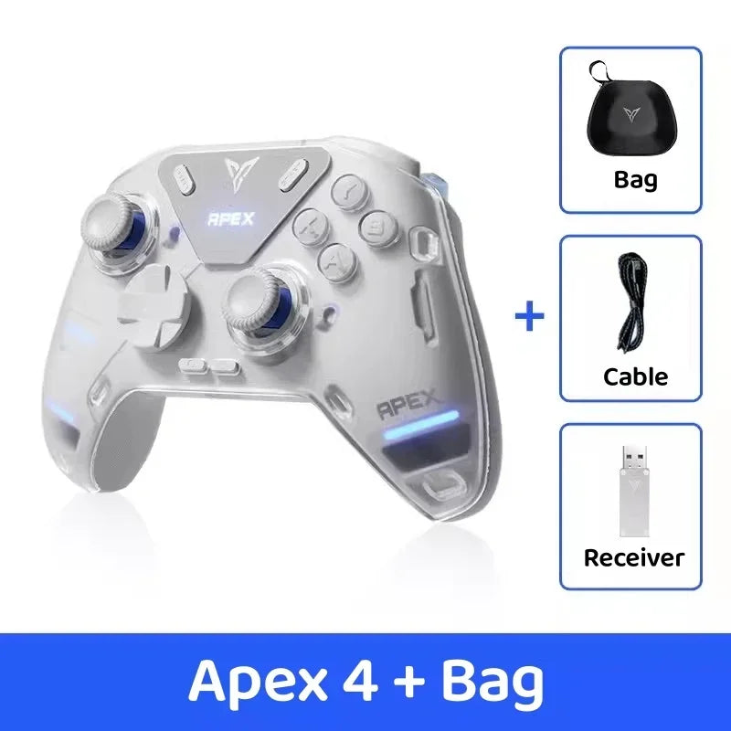 2024 New Flydigi APEX 4 Gaming Controller Wireless Elite Force Feedback Trigger Smart Handle Support PC/Switch/Mobile/TV Gamepad