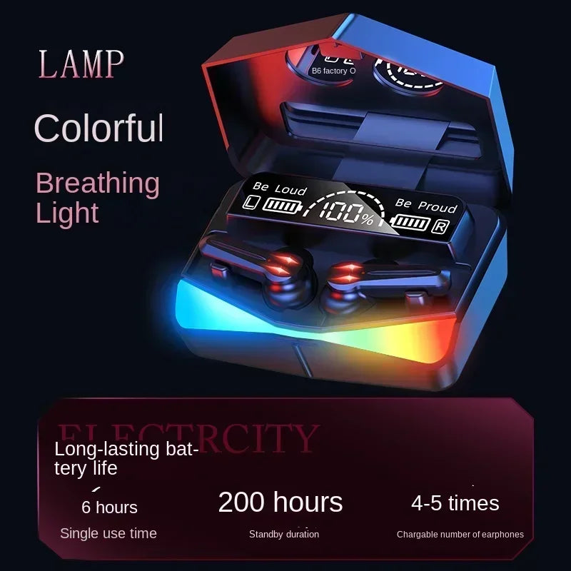 Original M28 Wireless Headphones Bluetooth 5.3 Earphones sport Earbuds Headset With Mic Charging box Headphones For smartphones