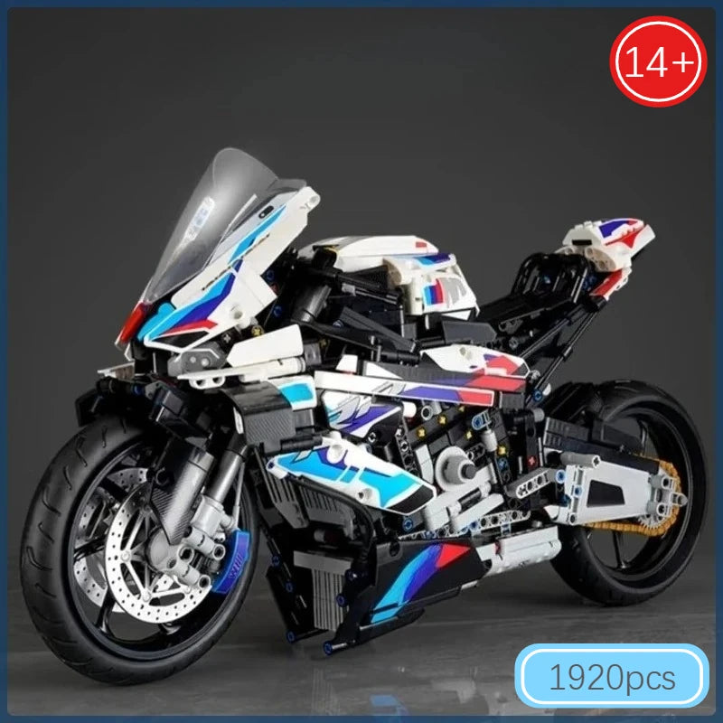 2025 New 1:5 1920pcs motorcycle assembly model DIY decoration assembly model original toy gift Suitable for teenagers