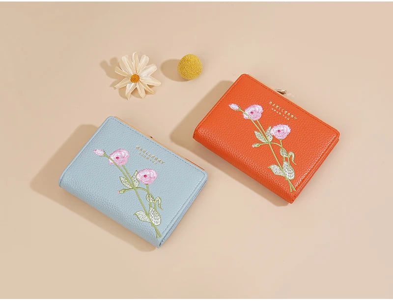 Baellerry New Short Women Wallets Simple Card Holder Zipper Female Coin Purse High Quality Slim Card Bag For Girls - Kimlud