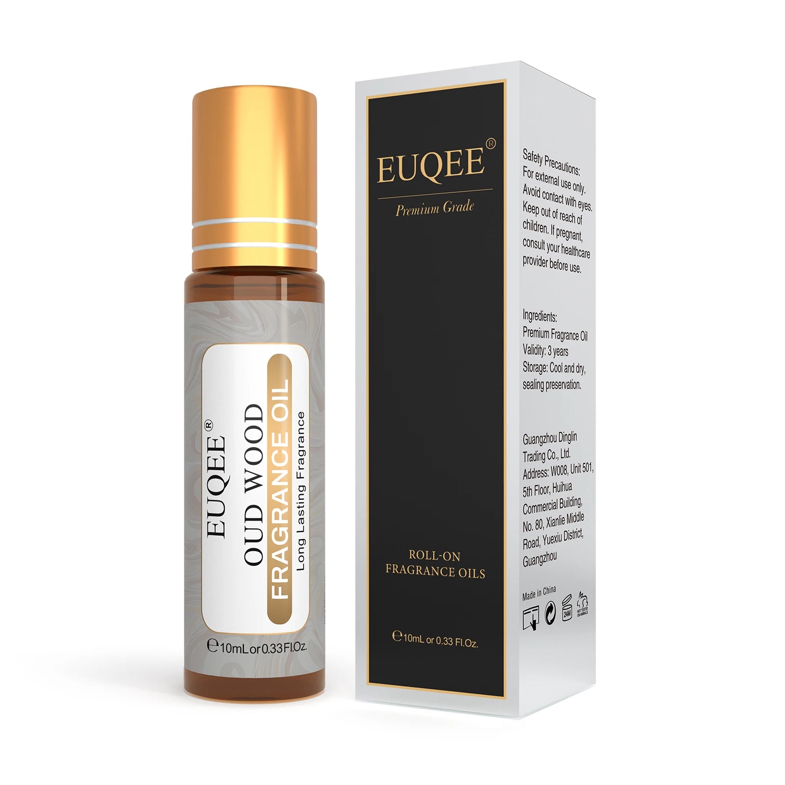 EUQEE 10ml Premium Men's Fragrance Oil For Car Diffuser Aromatherapy Vanilla Musk Leather Amber Romance Aroma Essential...