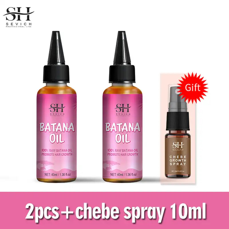 Fast Hair Growth Set Batana oil Traction Alopecia Hair Mask Anti Break Loss Hair Growth Oil Baldness Treatment chebe...
