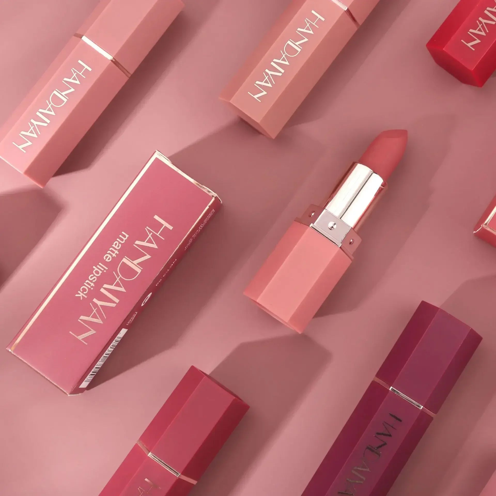 Nude Matte Lipstick Waterproof Long Lasting Non-stick Cup Lip Stick Not Fading Sexy Red Pink Velvet Lipsticks Makeup...