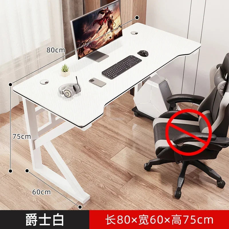 Modern Simple Computer Desks Home Office Furniture Table Desktop Bedroom Internet Cafe Gaming Table Multi-functional Office Desk - Kimlud
