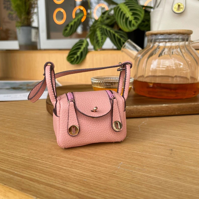 Mini Microfibre Leather Fashion Bag For Airpods Pro 2 4 3 2 1 Galaxy Buds Xiaomi Headphone case Can hold other small items