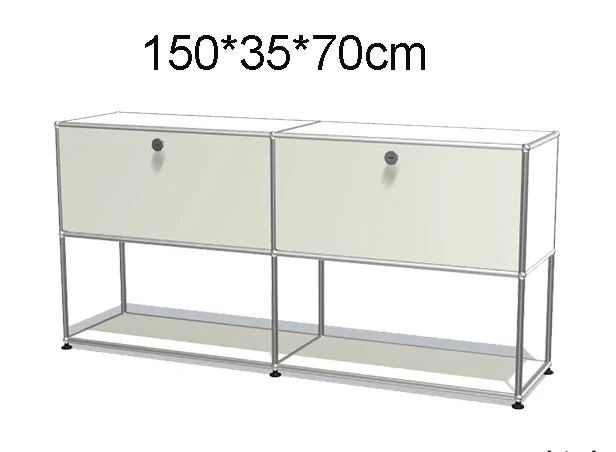 Module Modular DIY Furniture Storage Shelf Sideboard Customized Size Night Stand Cabinet Stainless Steel Home Use |...