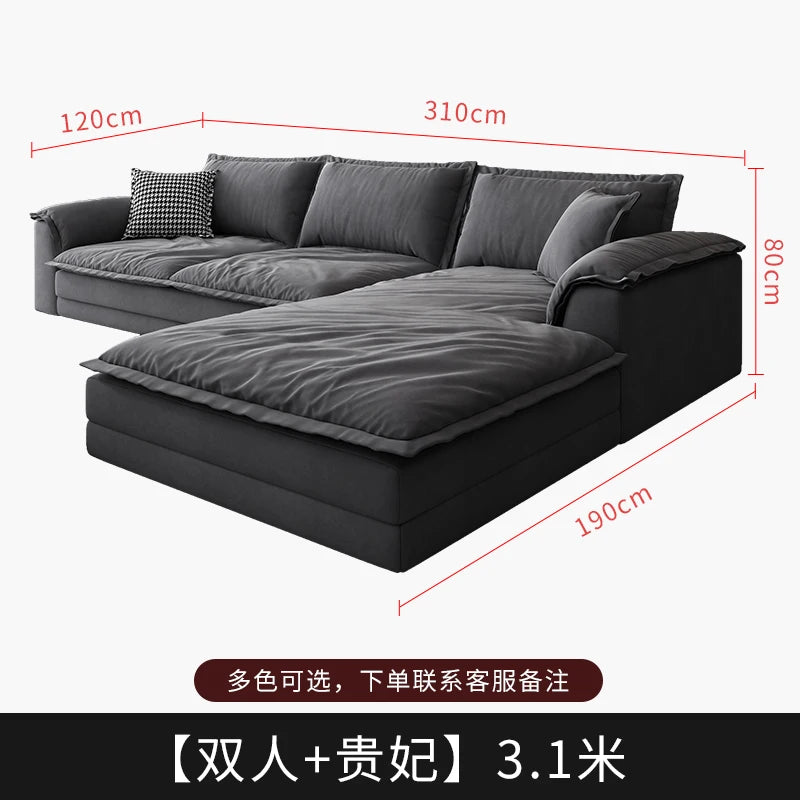 Sectional Lazy Living Room Sofas Pouf Armchair Puffs Cloud Living Room Sofas Corner Nordic Tumbonas Playa Balcony...
