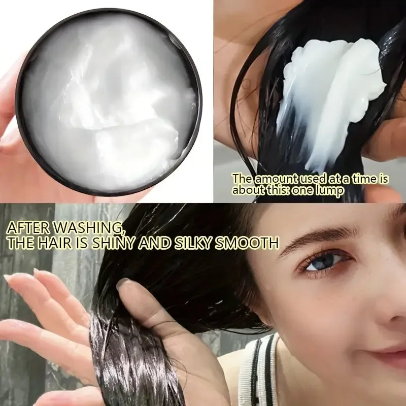 Collagen Hair Care Deep Repair Conditioning Moroccan Argan Oil Hair Mask Essence Suitable for Dry and Damaged Hair