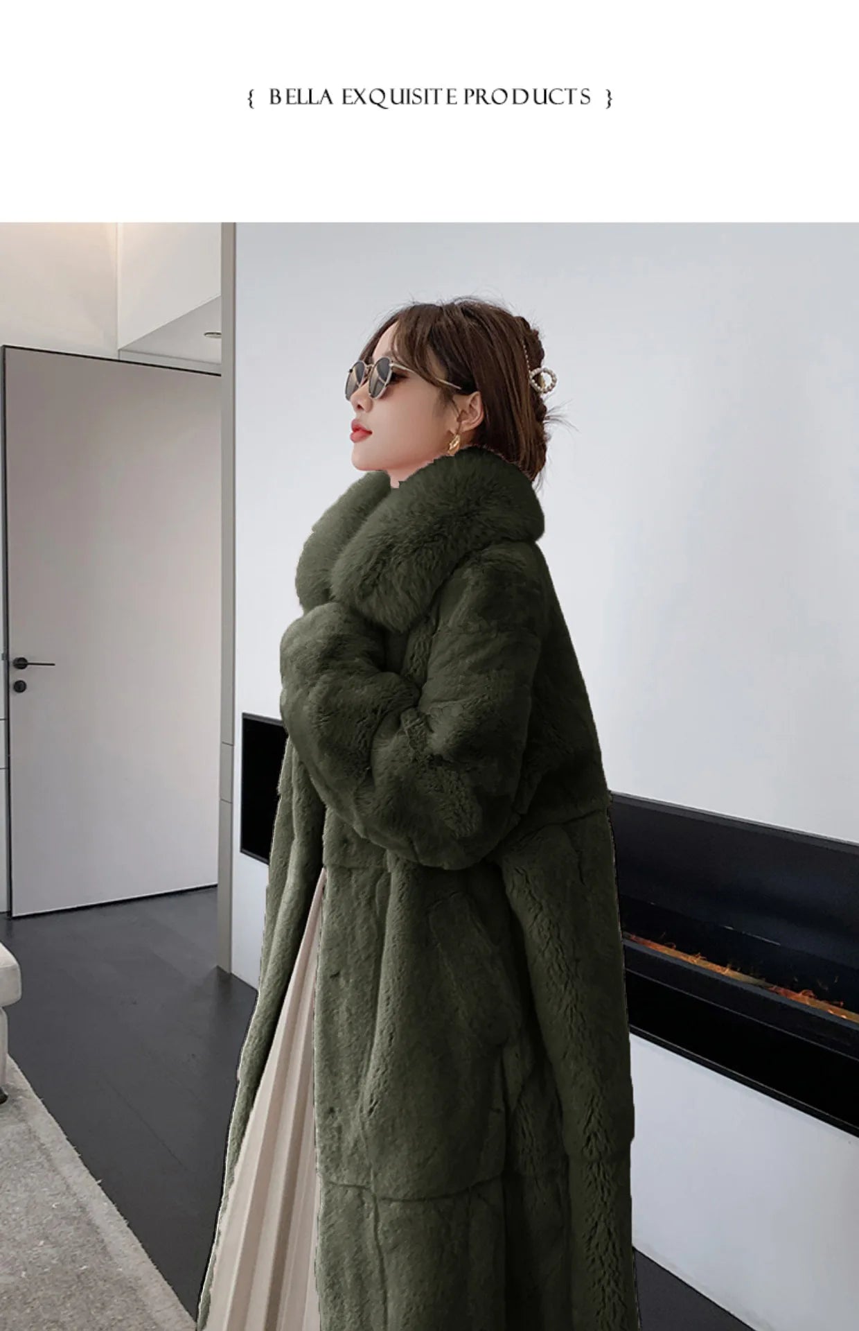 5XL Oversized Autumn Winter Faux Fur Coat Women Loose Long Plush Jackets Thick Warm OverCoat Female Large Fur Collar Parka 2023