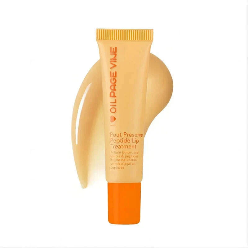 PAGE VINE Peptide Lip Gloss Butter Lip Balm Liquid Nourishing Lip Gloss Moisturizer Lip Plumping Hydrating Lip Gloss Cosmetics