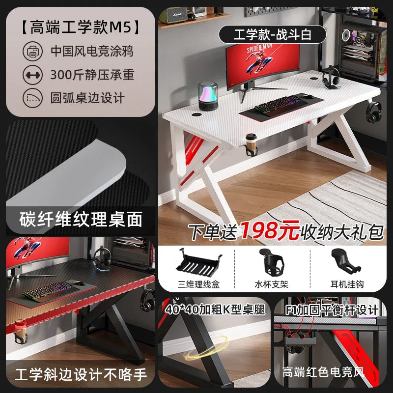 Gaming Wall Table Computer Desks Small Office Console Keyboard Table Ergonomic Bedroom Notebook Escritorios Unique Furniture - Kimlud