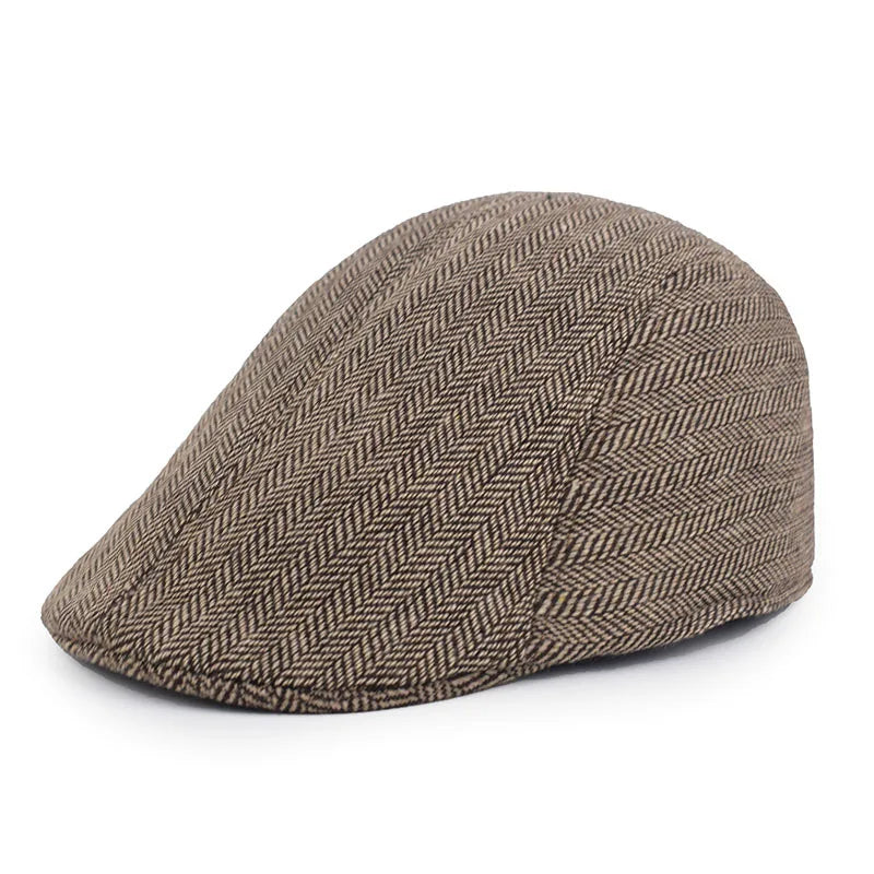 Fashion Berets Men High Quality Autumn Winter Wool Hat Herringbone Flat Cap Classical Artist Painter Hat Male Beret Caps...