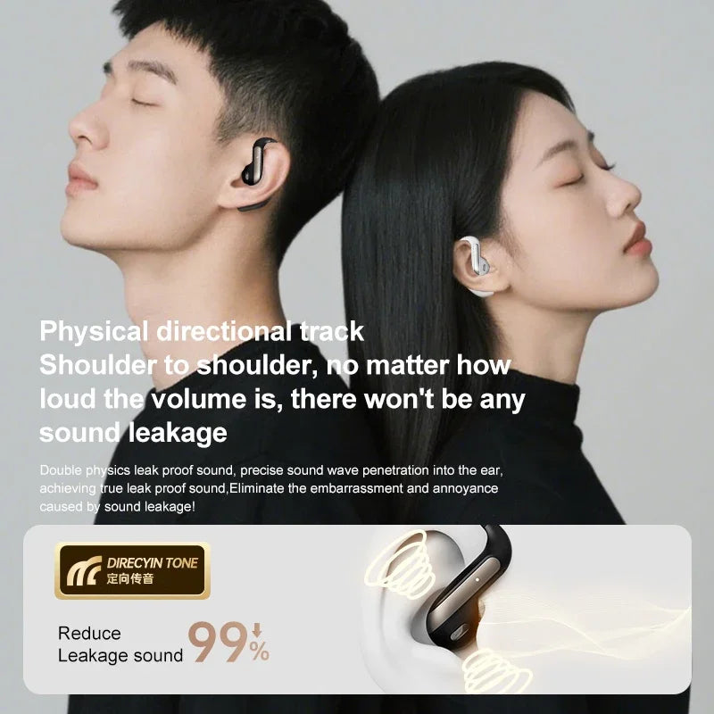 Smart AI Translation Headset True Wireless Sports Long-lasting Bluetooth Headset Stereo Sound Semi-in-ear Air Conduction...