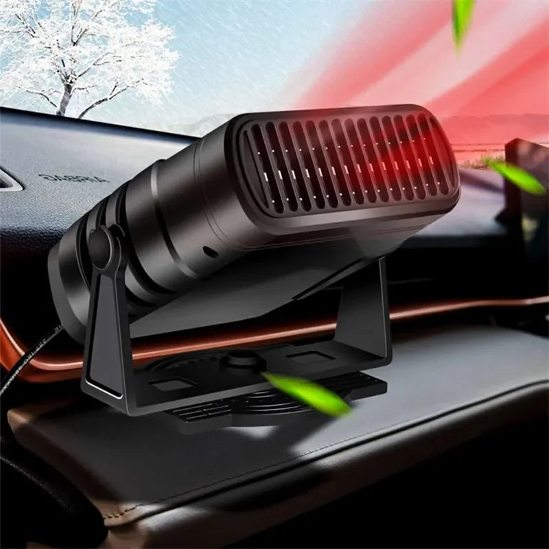 Car Heater 12V 24V 4in1 Powerful Defroster Defogger for Windshield 360 Rotation Vehicle Interior Heater Auto Accessories Winter