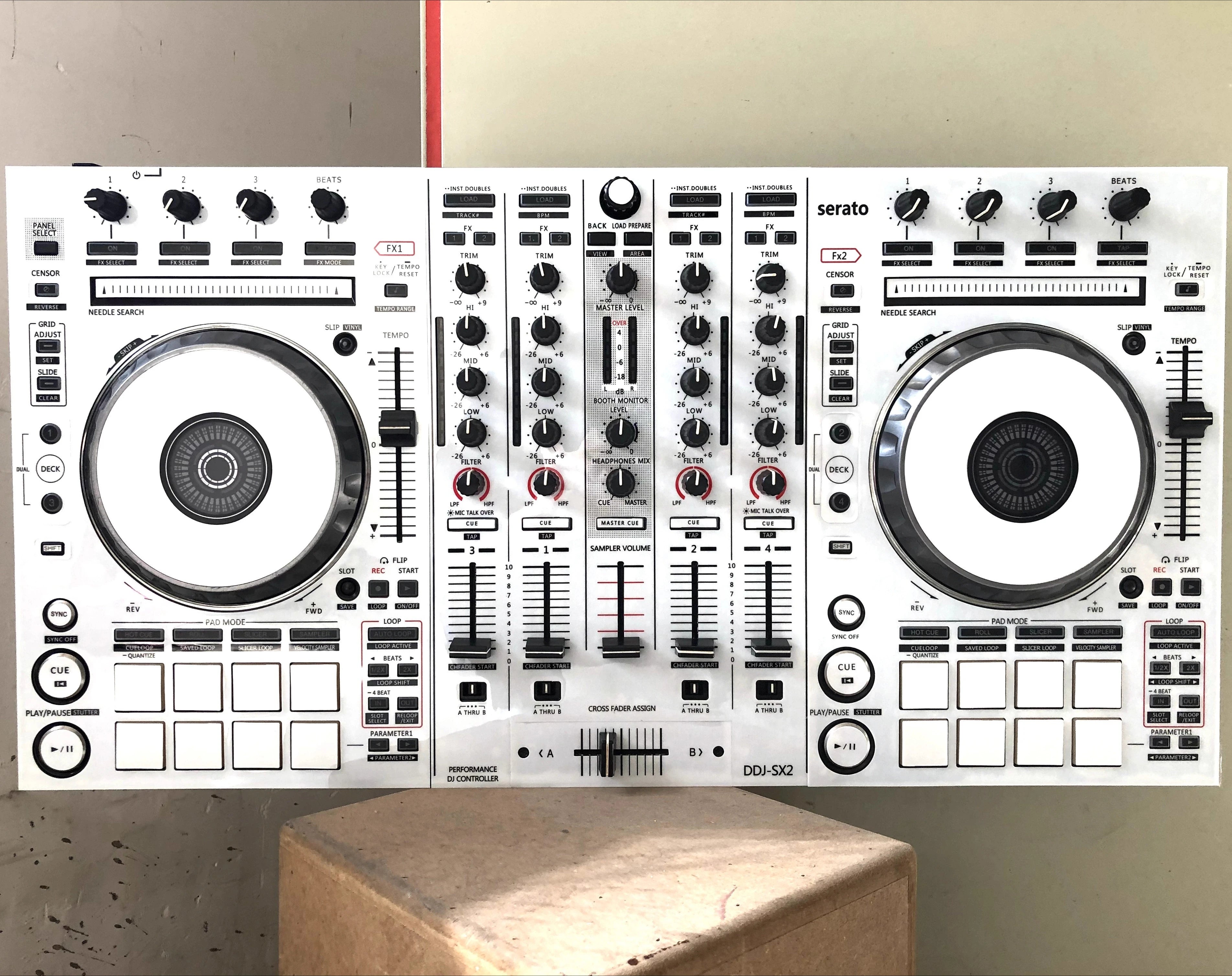 DDJ-SX2 film pearl white all-inclusive protective film sticker controller associated DDJRX skin spot - Kimlud