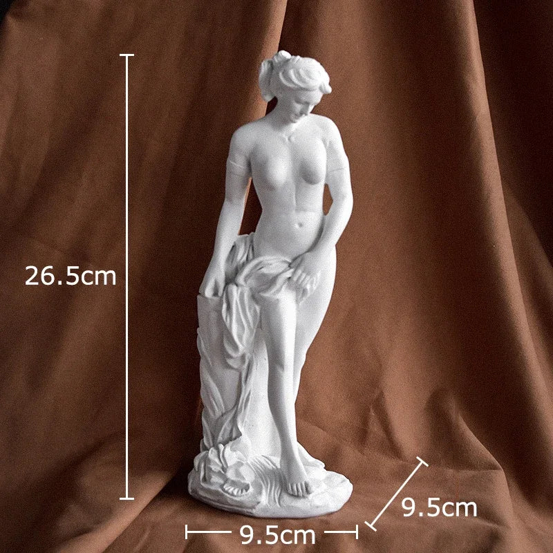 Mythological Figures Venus Goddess Statue Desk Decoration Ornaments Creative Characters Resin Sculpture Room Aesthetic Decor - Kimlud