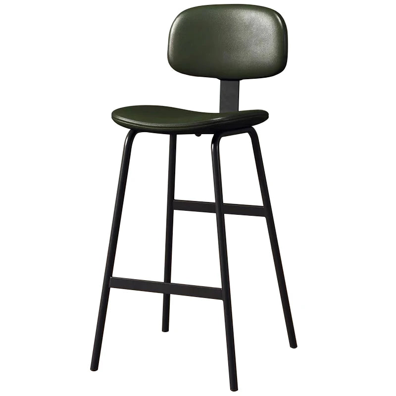 Industrial Style High Stool Soft Bag Relax Wrought Iron Simple Modern Bar Stools Italian Design Taburetes De Bar Bar...