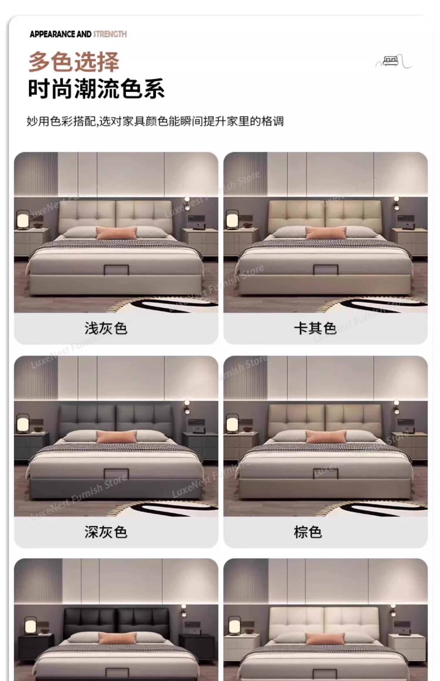 Barrier Accessories Double Bed Mattresses Stuff Luxury Bedroom Double Bed Headboards Loft Letto Matrimoniale Furniture Home