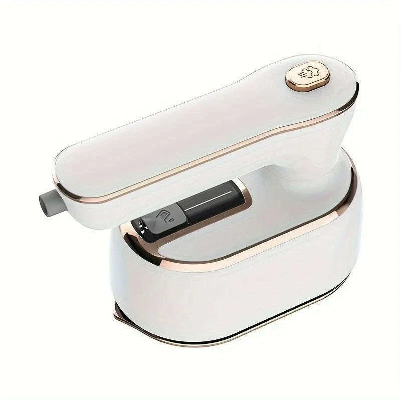 Micro Steam Iron, Travel Steamer for Clothes Portable Mini Steam Iron, 970W Handheld Steamer Dry and Wet Ironing for Home,Travel