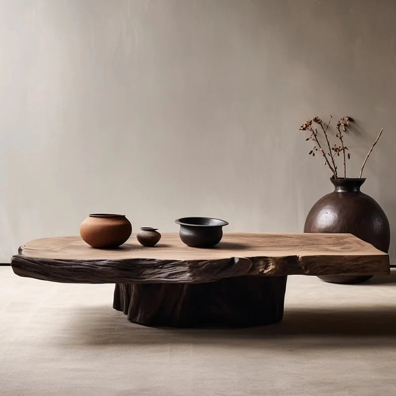 Aesthetic Wood Coffee Table Antique Designer Modern Living Room Decoration Coffee Table Unique Service Meubles Home...