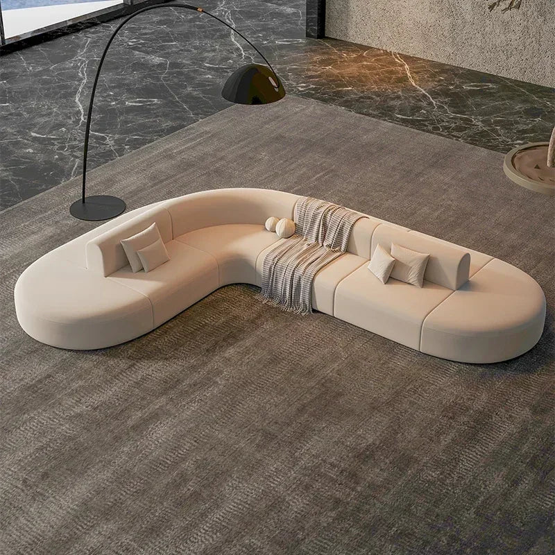 White Wood European Sofas Filler Large Design Nordic Lazy Lounges Couch Puffs Salon Modern Canape Salon Unique Furniture...