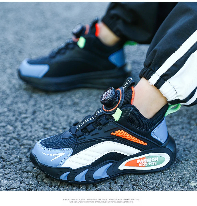 New Arrival Children Shoes Girls Boys Fashion Sneakers Comfortable Kids Sports Shoes Breathable Casual Leather Outdoor...