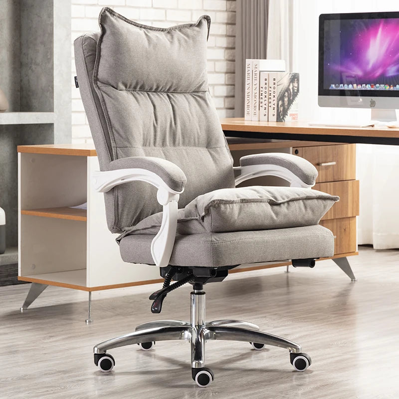 Office Modern Boss Chair Aesthetics High Quality Conference Luxury Nordic Executive Chair Rotatable Wheels Muebles...