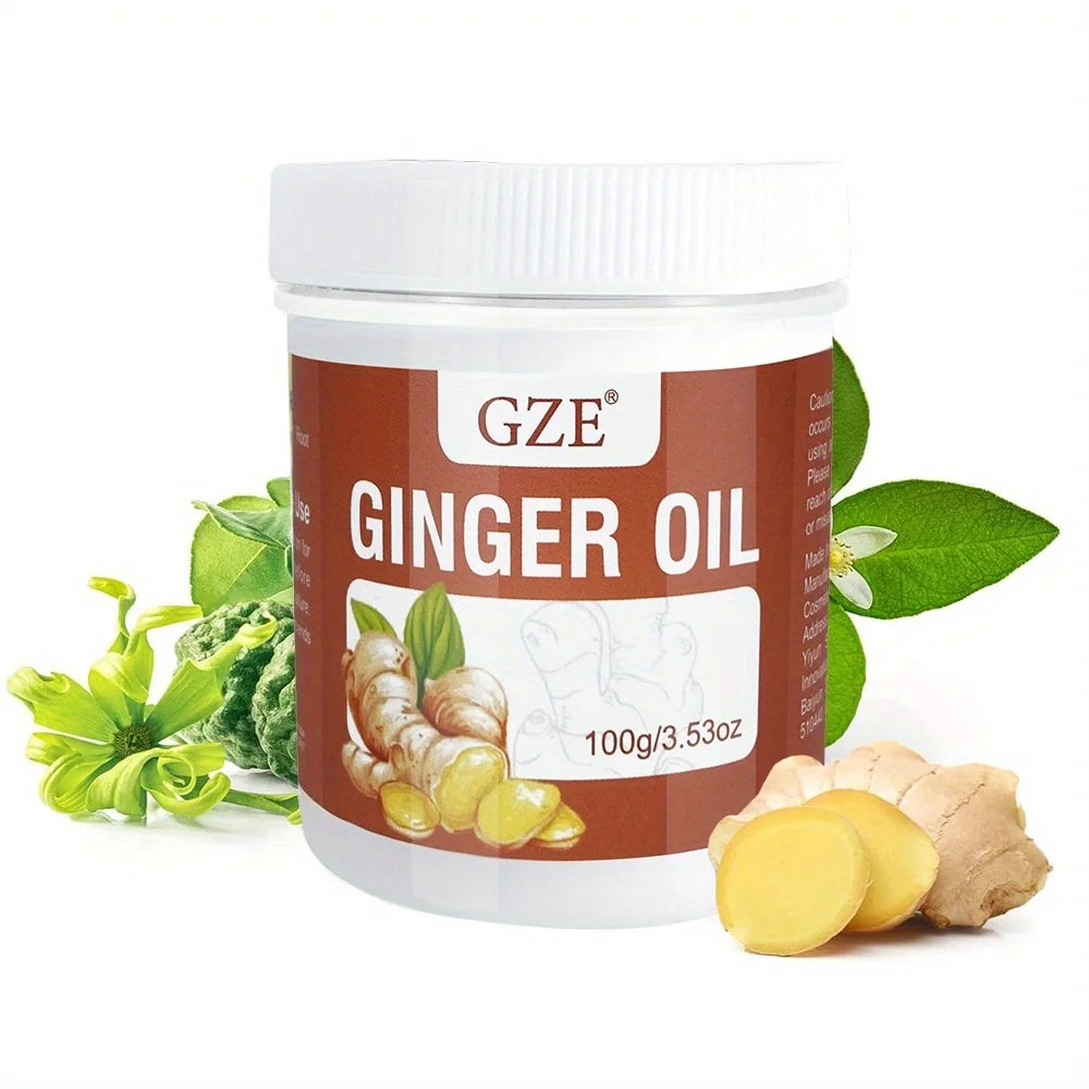 GZE Ginger Hair Oil, for longer, Fuller & Healthier Hair, Moisturizing - Kimlud