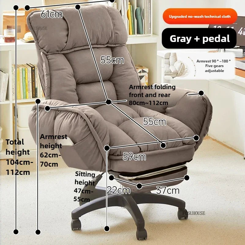 Creative Swivel Lift Office Chairs Modern Comfortable Backrest Computer Chairs Student Study Gaming Chair for Office Furniture L - Kimlud