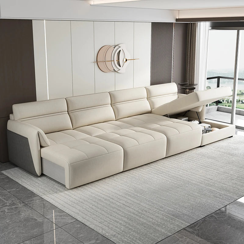 Multifunctional Storage Sofa Italian Light Luxury Designer Lounge Unusual Sofas Adult Comfortable Sillon Cama Trendy Furniture - Kimlud