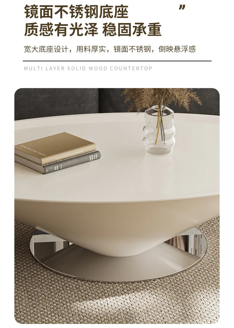 Simple Minimalist Coffee Table Unique Aesthetic Service Writing Coffee Table Decoration Modern Mesa Auxiliar Home Furniture - Kimlud