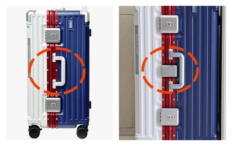 Rolling Luggage Large Capacity Travel Suitcase Hard Shell Thicken PC Material with Aluminum Frame TSA Lock 20/24/26/28/30inch