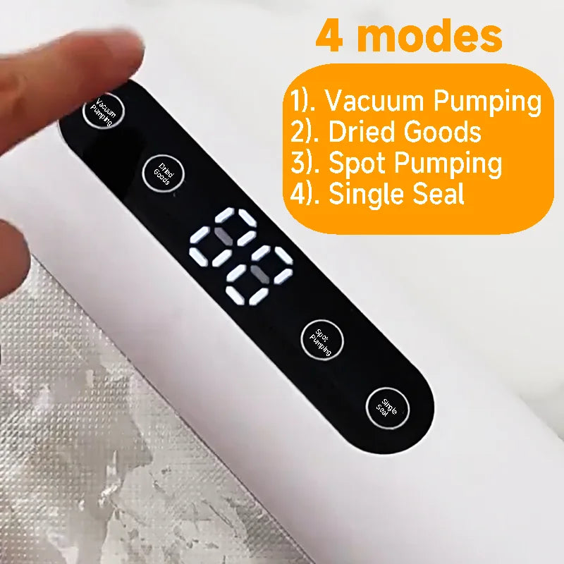 Professional Vacuum Kitchen Sealing Machine Sealer for Food Vacuumor for Products Cuisine Packaging Plastic Bag Sealant...