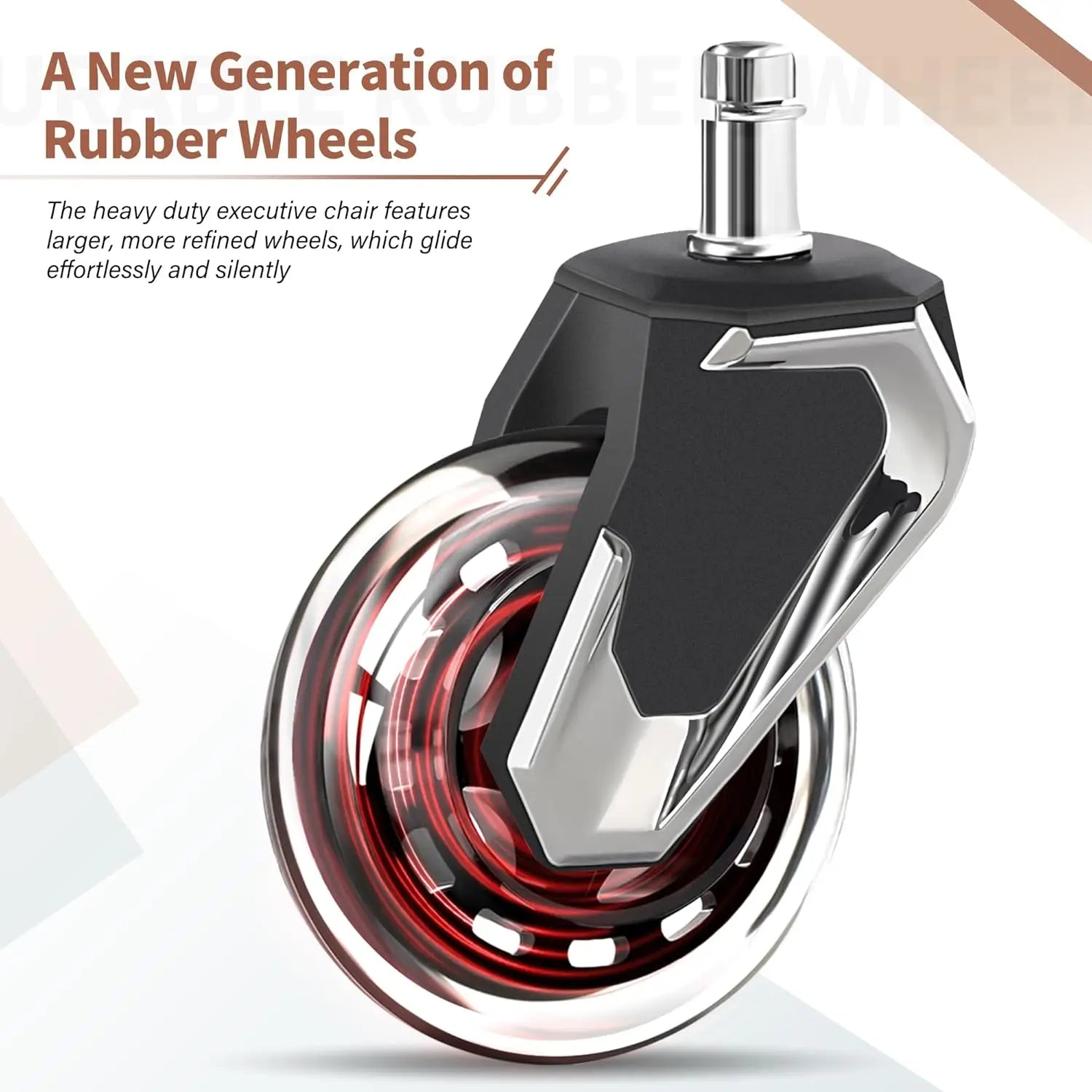 Big & Tall Office Chair, 700lbs Heavy Duty, Adjustable Lumbar, 3D Arms, High Back Executive Chair