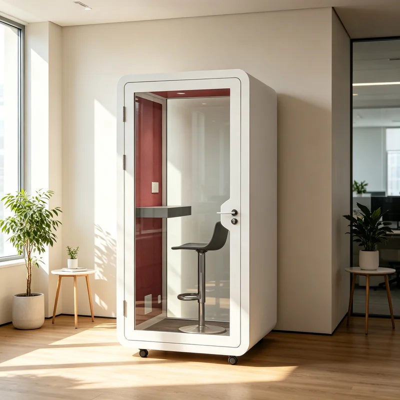 Customized Portable Sound‑Isolated Remote‑Work Booth Indoor Mobile Silent Pod Privacy Home‑Office Study Cabin