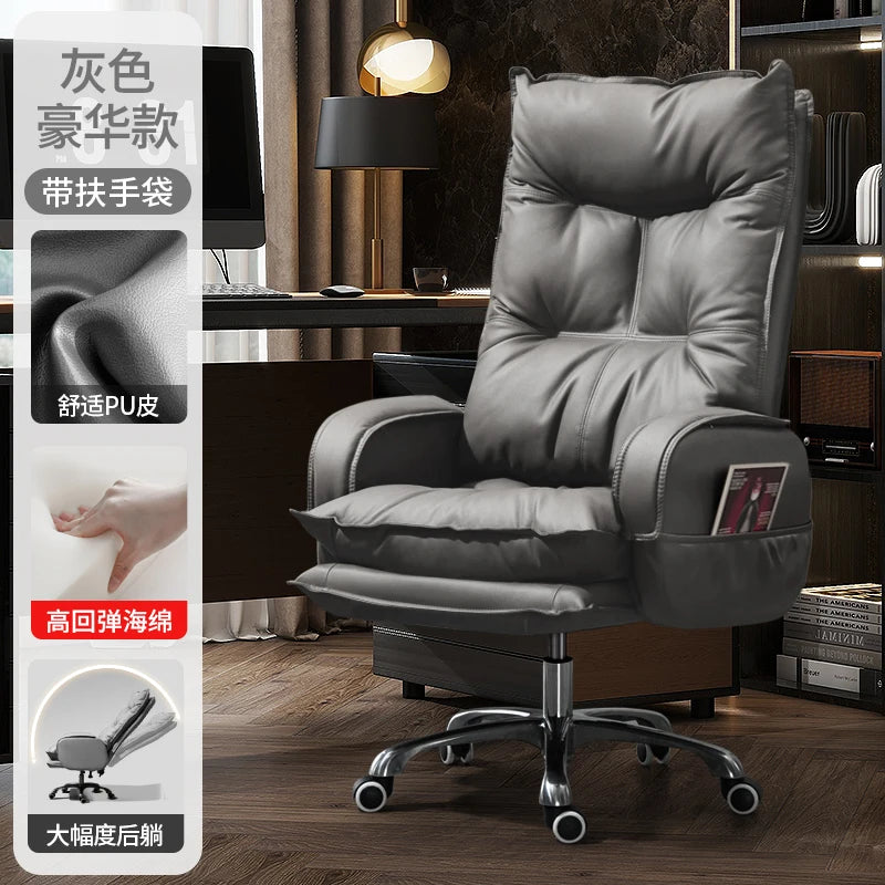 Ergonomic Computer Office Chair Gaming Recliner Swivel Study Office Chair Accent Armchair Comfy Silla De Oficina Salon Furniture - Kimlud