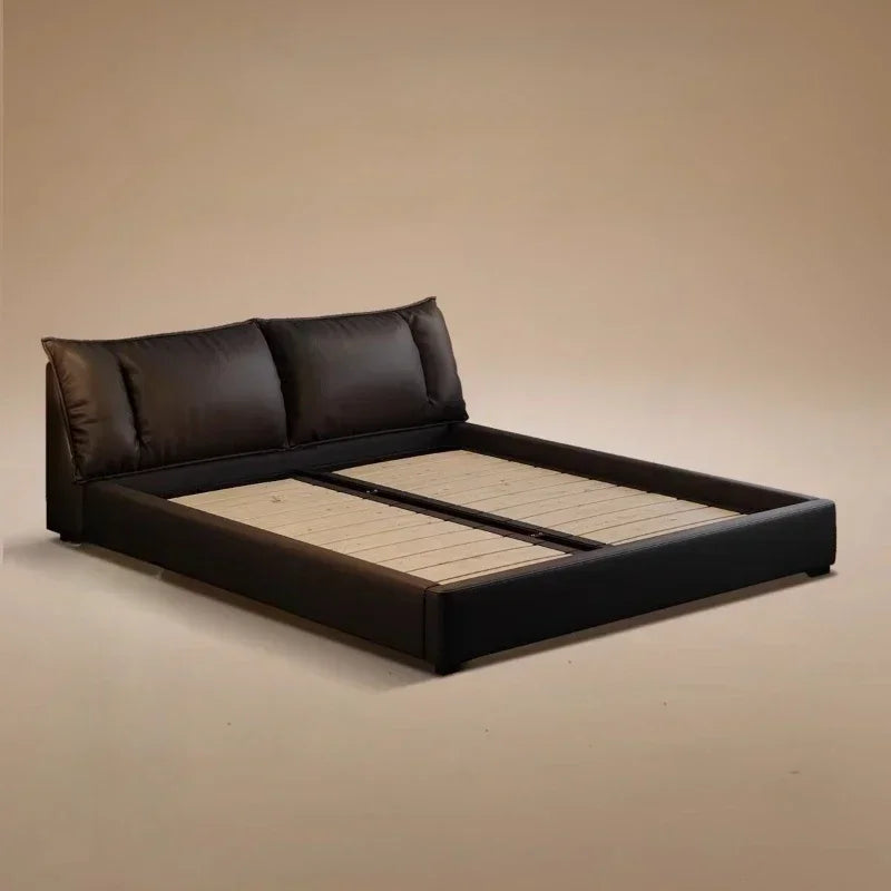 180X200cm Double Luxury King Size Bed with Office Headboards Racks and Frame Bedroom Sets Full Set Furniture Bed with...