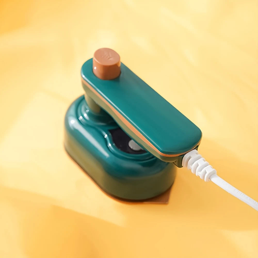 Handheld Portable Mini Garment Steamer Steam Iron Wet Dry Ironing Machine Alloy Ceramic Panel Lightweight Travel Home Clothes Ir - Kimlud
