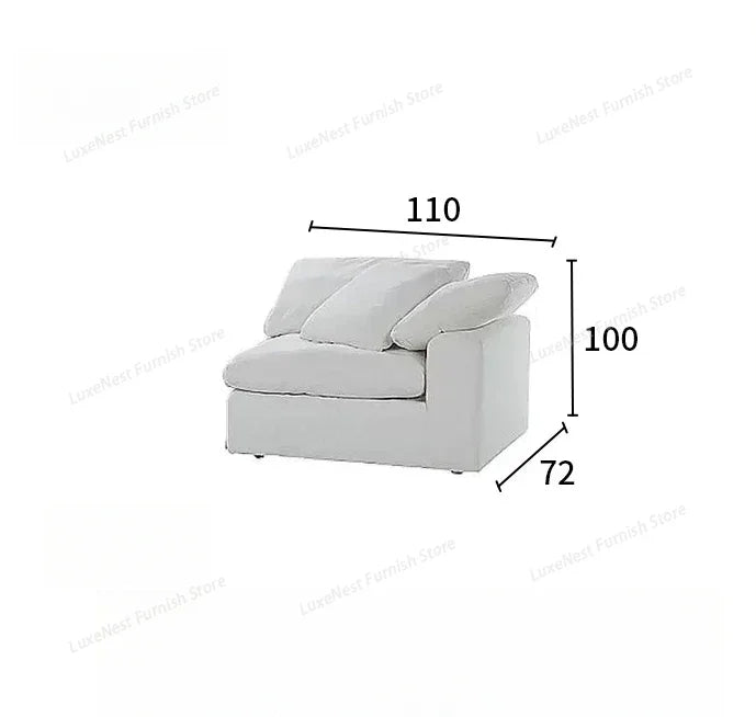 Modern Sectional Clearance Sofa Set Modular Couch for Living Room Office Home Office Apartment with Removable Bag Use...