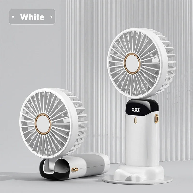 New Electric Fan Portable Air Conditioner Mini Cooler Rechargeable Neck Fans for Home Free Shipping Hand Usb Conditioning Blades
