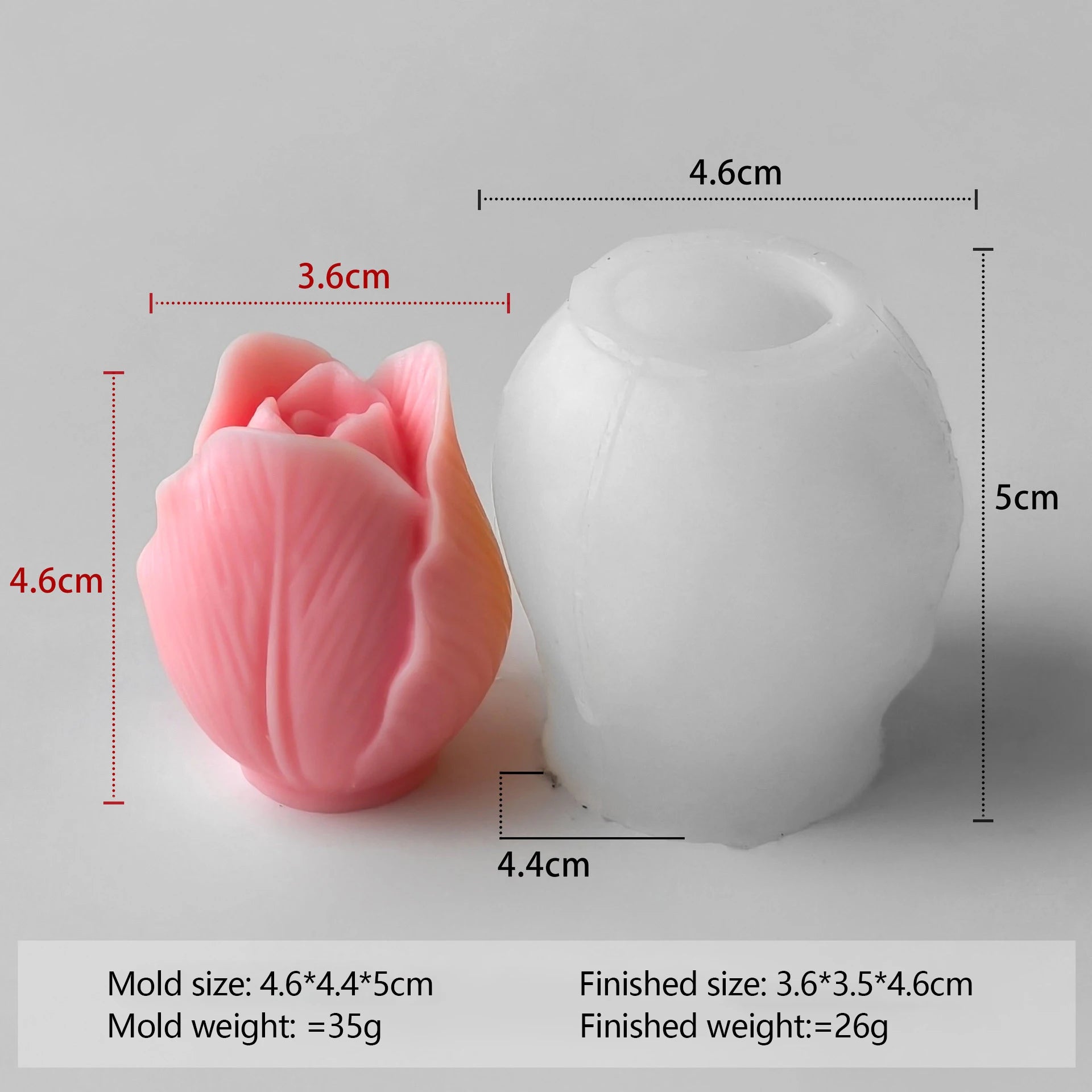 Budding Open Flowers Silicone Candle Mold Mini Flower Soap Gypsum Crafts Resin Mould DIY Chocolate Ice Cake Baking Molds