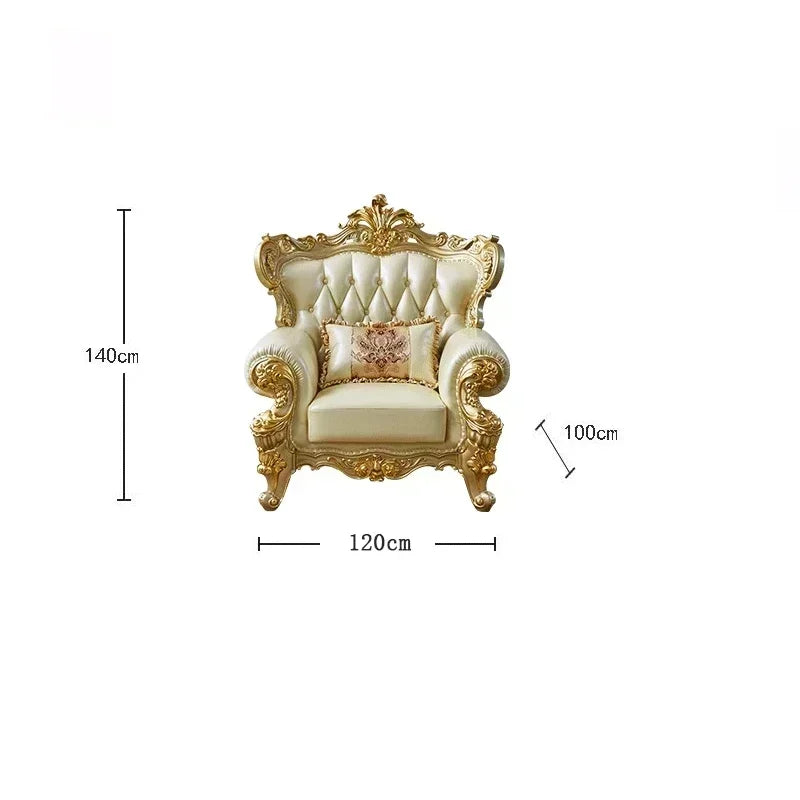 Large Filler Golden Sofas Wood Design Reclining Designer Luxury Couch Lounges Modular Nordic Canape Salon Furniture Home - Kimlud