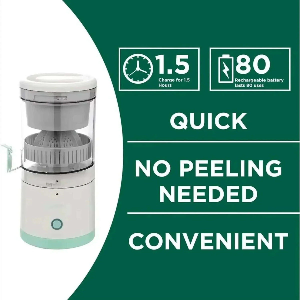 Fully Automatic Portable Juice Machine with Residue Separation Bidirectional Spiral for Home Use Fast Easy Cleaning