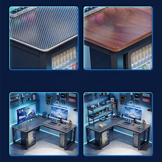 Home office computer table l shape desk gaming
