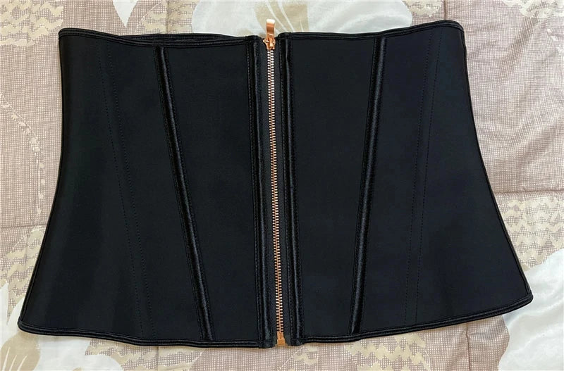 Latex Waist Trainer Women Binders And Sexy Corset Modeling Strap Body Shaper Colombian Girdles Steel Bone Slimming Belt