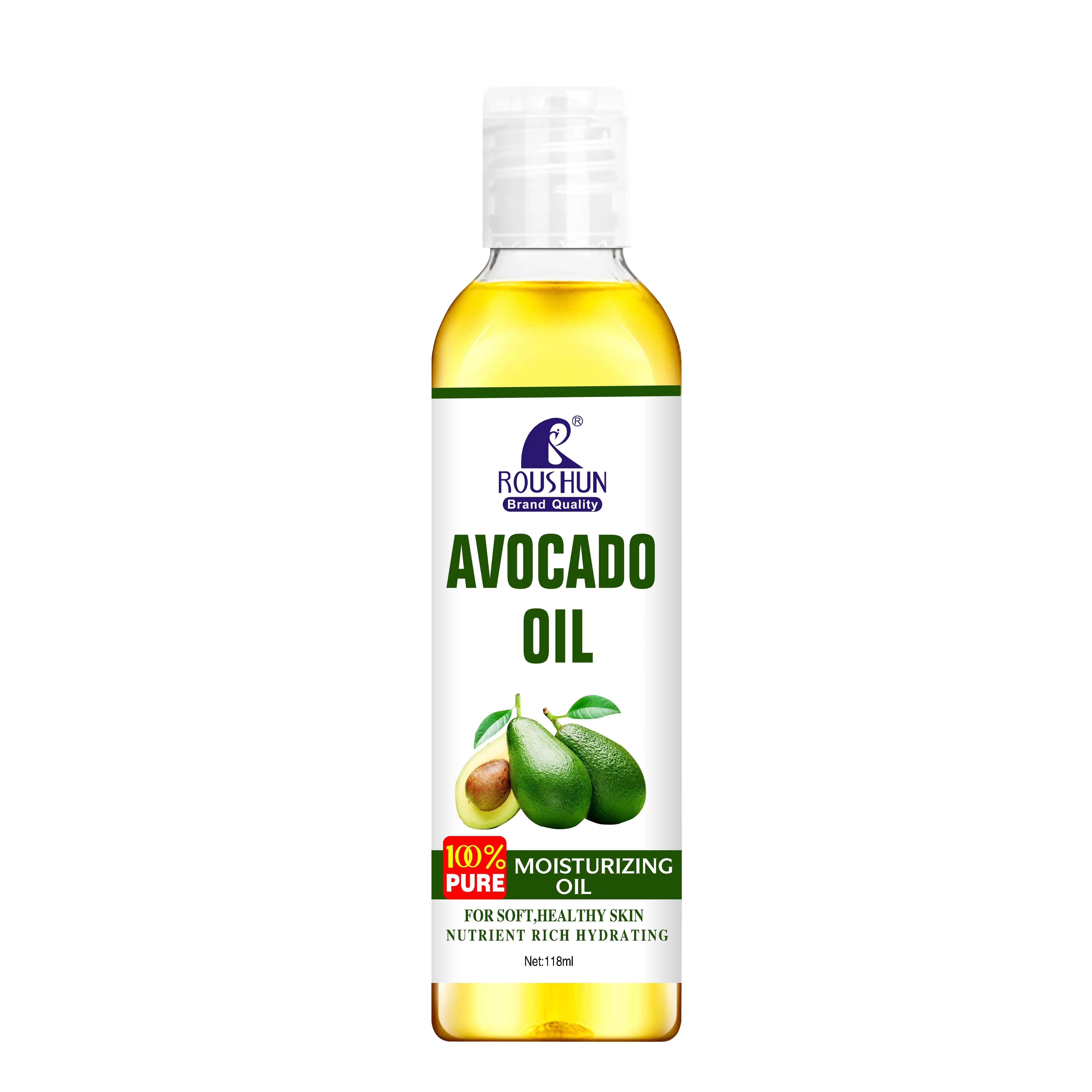 118ml Avocado Body Oil Moisturizing and Nourishing Skin Large Capacity Full Body Essential Oil for Body, Face, Hand, Lip, Eye,