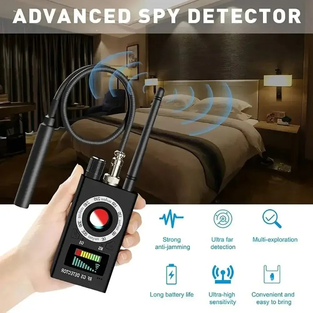New Anti Wiretapping Detector Multi-function Anti Mini Bug SPY Camera GSM Finder GPS RF Locator Tracker Detect Wireless Camera