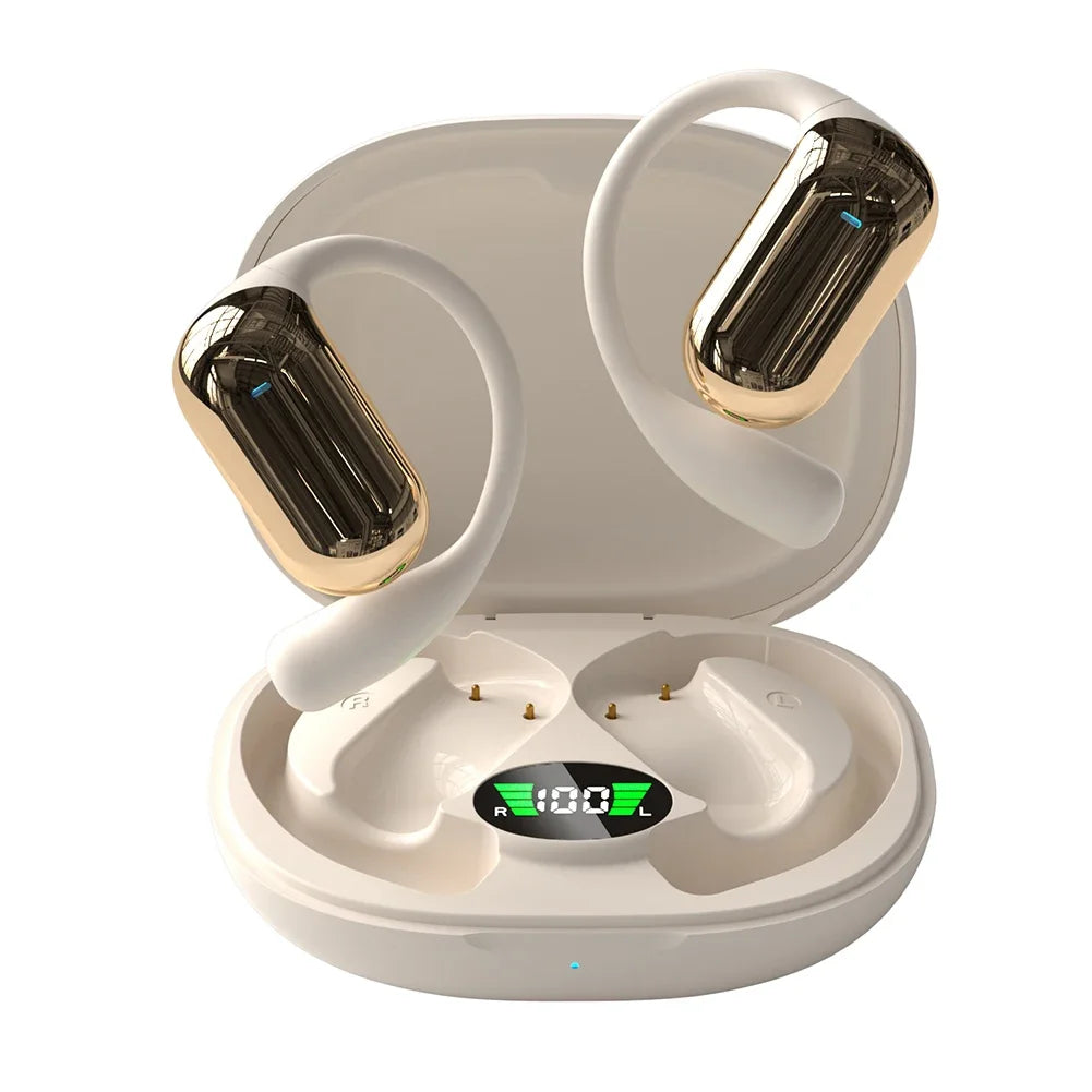 AI Translator Earbuds Real-Time Voice Translator 144 Languages Instant Translation Noise Canceling Wireless Bluetooth Headphones