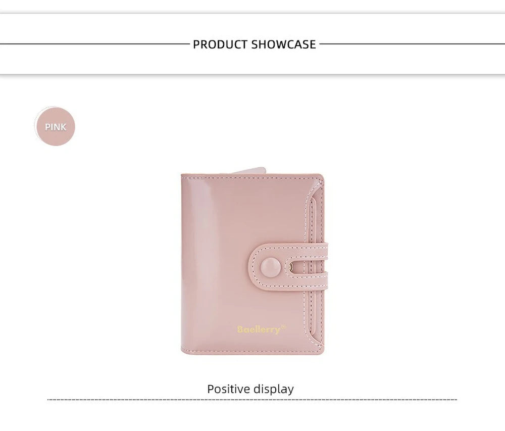 Women's Oiled Waxed Leather Wallet - Buckle Closure, Vertical Zipper Coin Pocket & 6 Card Slots (Heritage Design)